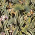 Rasch Zanzibar Black Heavyweight Vinyl Wallpaper