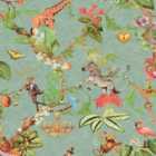 Holden Decor Safari Symphony Soft Teal Wallpaper