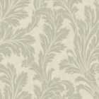Holden Decor Acanthus Sage / Cream Heavyweight Vinyl Wallpaper