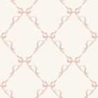 Holden Decor Tied With A Bow Cream / Pink Children's Wallpaper