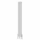 Heizmann 1800X200Mm Traditional 4 Column Cast Iron Style Radiator White
