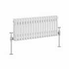 Heizmann 300X830Mm Traditional 2 Column Cast Iron Style Radiator White