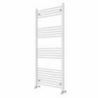 Heizmann 1400X600 Mm Straight Heated Towel Rail Radiator White
