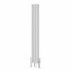 Heizmann 1500X200Mm Traditional 4 Column Cast Iron Style Radiator White