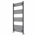 Heizmann 1400X600 Mm Straight Heated Towel Rail Radiator Anthracite