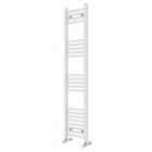 Heizmann 1400X300 Mm Straight Heated Towel Rail Radiator White