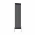Heizmann 1500X470Mm Traditional 2 Column Cast Iron Style Radiator Anthracite