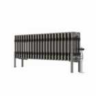 Heizmann 300X1010Mm Traditional 4 Column Cast Iron Style Radiator Raw Metal