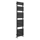 Heizmann 1800X450 Mm Flat Panel Heated Towel Rail Radiator Black