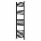 Heizmann 1800X500 Mm Straight Heated Towel Rail Radiator Black