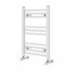 Heizmann 600X400 Mm Straight Heated Towel Rail Radiator White
