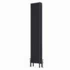 Heizmann 1800X380Mm Traditional 4 Column Cast Iron Style Radiator Anthracite