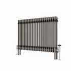 Heizmann 600X1010Mm Traditional 2 Column Cast Iron Style Radiator Raw Metal