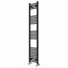 Heizmann 1600X300 Mm Straight Heated Towel Rail Radiator Black