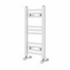 Heizmann 600X300 Mm Straight Heated Towel Rail Radiator White
