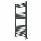 Heizmann 1200X500 Mm Straight Heated Towel Rail Radiator Anthracite