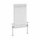 Heizmann 600X425Mm Traditional 2 Column Cast Iron Style Radiator White