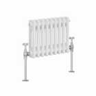 Heizmann 300X425Mm Traditional 2 Column Cast Iron Style Radiator White