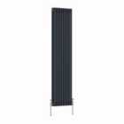 Heizmann 1800X472Mm Traditional 3 Column Cast Iron Style Radiator Anthracite