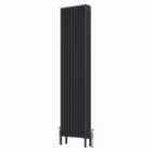 Heizmann 1800X470Mm Traditional 4 Column Cast Iron Style Radiator Anthracite