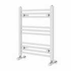Heizmann 600X500 Mm Straight Heated Towel Rail Radiator White