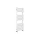 Heizmann 1200X450 Mm Flat Panel Heated Towel Rail Radiator White