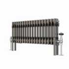 Heizmann 300X830Mm Traditional 2 Column Cast Iron Style Radiator Raw Metal