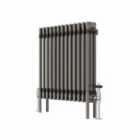 Heizmann 600X607Mm Traditional 3 Column Cast Iron Style Radiator Raw Metal