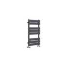 Heizmann 800X450 Mm Flat Panel Heated Towel Rail Radiator Anthracite