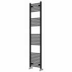 Heizmann 1800X400 Mm Straight Heated Towel Rail Radiator Black