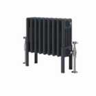 Heizmann 300X425Mm Traditional 4 Column Cast Iron Style Radiator Anthracite