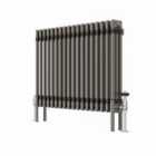 Heizmann 600X832Mm Traditional 3 Column Cast Iron Style Radiator Raw Metal