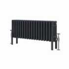 Heizmann 300X830Mm Traditional 4 Column Cast Iron Style Radiator Anthracite