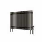 Heizmann 600X1012Mm Traditional 3 Column Cast Iron Style Radiator Raw Metal