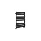 Heizmann 800X600 Mm Flat Panel Heated Towel Rail Radiator Black