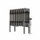 Heizmann 300X425Mm Traditional 4 Column Cast Iron Style Radiator Raw Metal