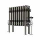Heizmann 300X427Mm Traditional 3 Column Cast Iron Style Radiator Raw Metal
