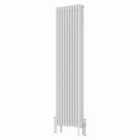 Heizmann 1800X470Mm Traditional 4 Column Cast Iron Style Radiator White