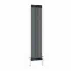 Heizmann 1800X470Mm Traditional 2 Column Cast Iron Style Radiator Anthracite