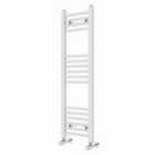 Heizmann 1000X300 Mm Straight Heated Towel Rail Radiator White