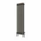 Heizmann 1500X472Mm Traditional 3 Column Cast Iron Style Radiator Raw Metal
