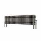 Heizmann 300X1462Mm Traditional 3 Column Cast Iron Style Radiator Raw Metal