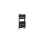 Heizmann 650X400 Mm Flat Panel Heated Towel Rail Radiator Black