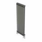 Heizmann 1800X562Mm Traditional 3 Column Cast Iron Style Radiator Raw Metal