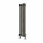 Heizmann 1500X382Mm Traditional 3 Column Cast Iron Style Radiator Raw Metal