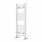 Heizmann 800X300 Mm Straight Heated Towel Rail Radiator White