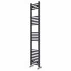 Heizmann 1600X300 Mm Straight Heated Towel Rail Radiator Anthracite