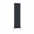 Heizmann 1500X472Mm Traditional 3 Column Cast Iron Style Radiator Anthracite