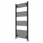 Heizmann 1400X600 Mm Straight Heated Towel Rail Radiator Black