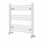 Heizmann 600X600 Mm Straight Heated Towel Rail Radiator White